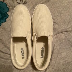 White sneakers